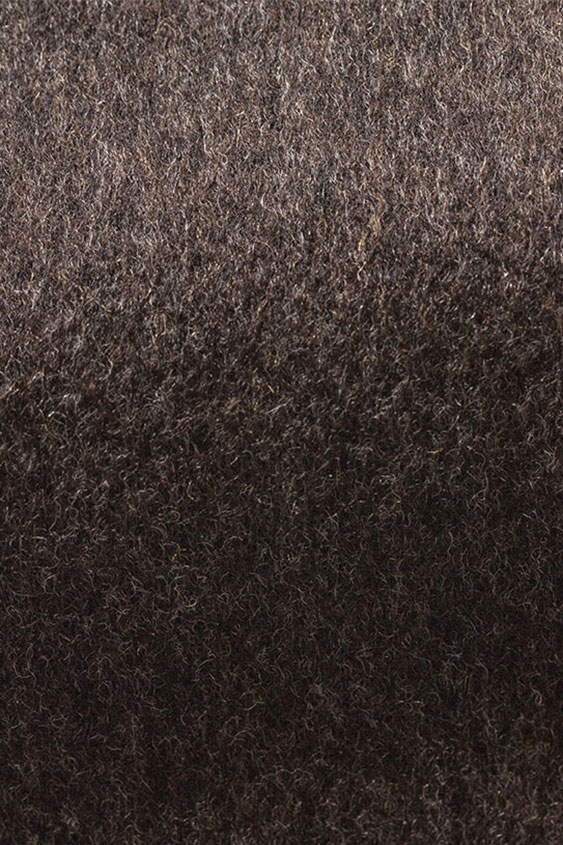 Темно-коричневое пальто из шерсти