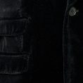 Черный пиджак из бархата