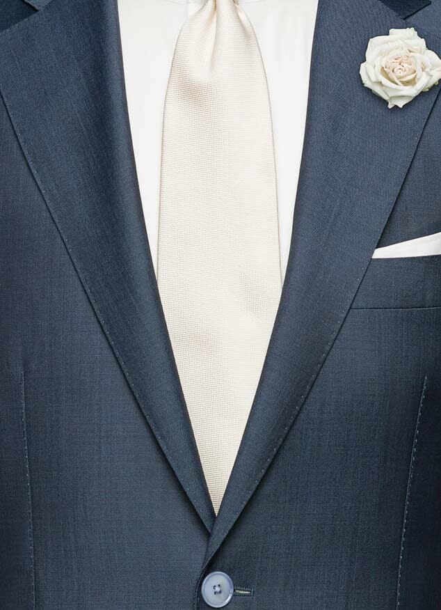 Сине-серый свадебный костюм