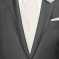 Серый свадебный костюм из твила и мохеровой шерсти