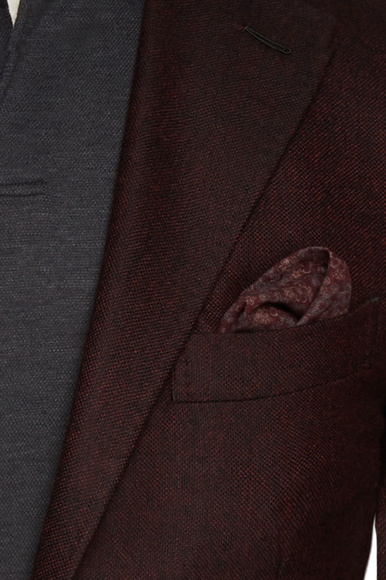 Пиджак темно-коричневый
