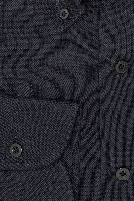 Сорочка-поло темно-синяя