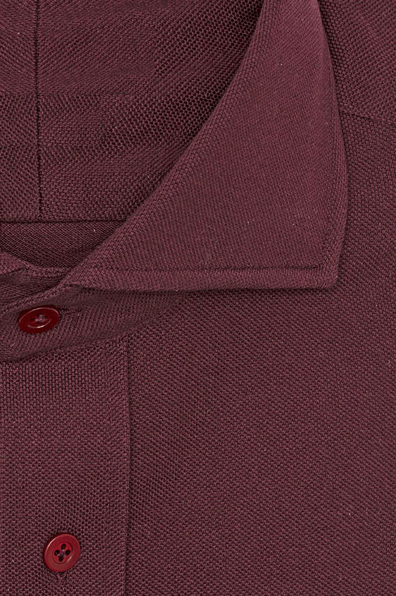 Сорочка-поло цвета бургунди