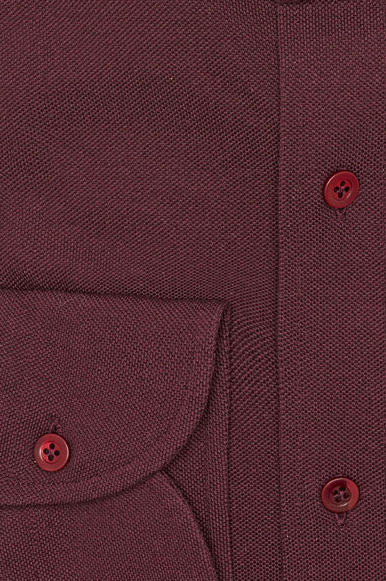 Сорочка-поло цвета бургунди