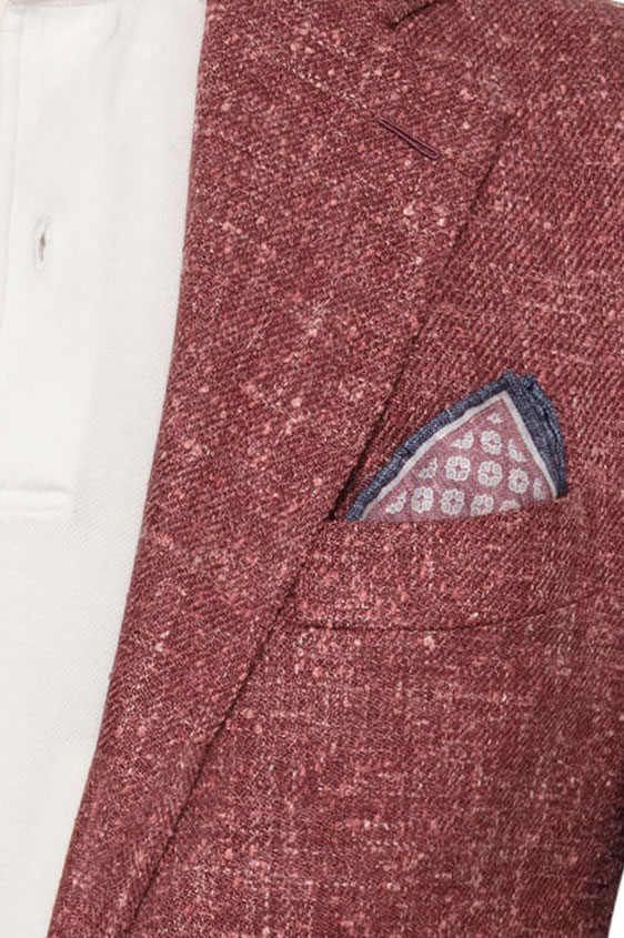 Пиджак пыльно-красный