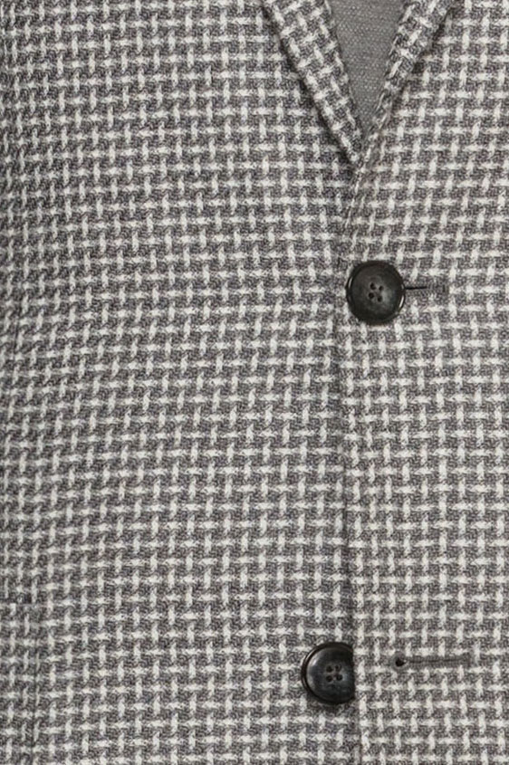 Пиджак серый “вязаный”