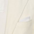 Пиджак белый бархатистый