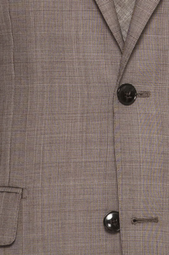 Костюм светло-коричневый в клетку “гленчек”