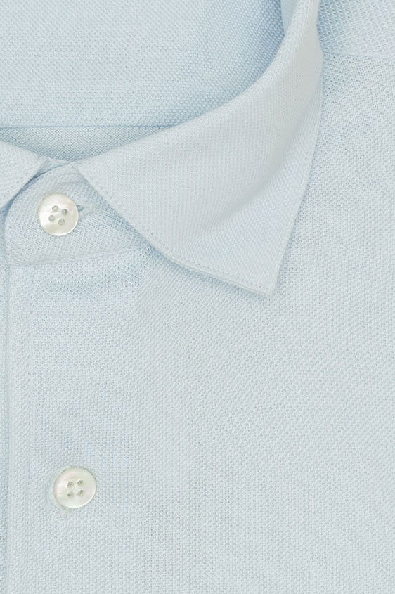 Светло-голубое поло