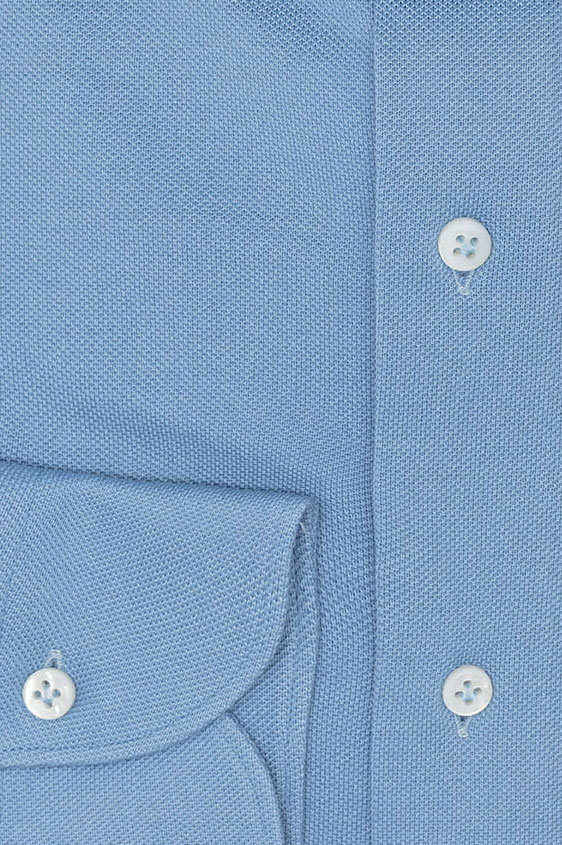 Голубое поло