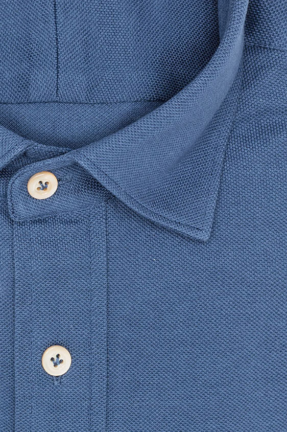 Поло цвета индиго