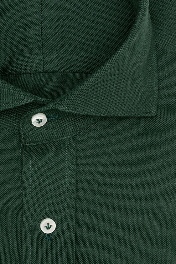 Темно-зеленое поло