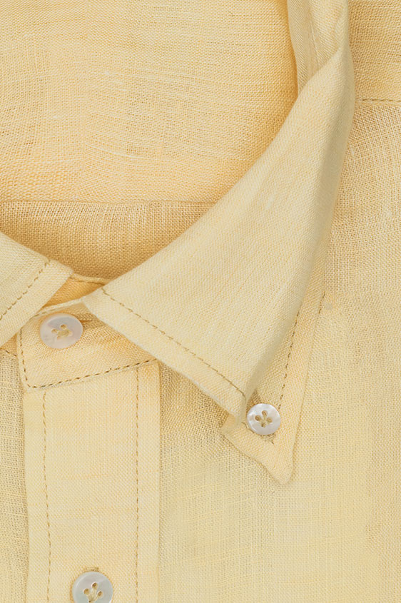 Сорочка cветло-желтая