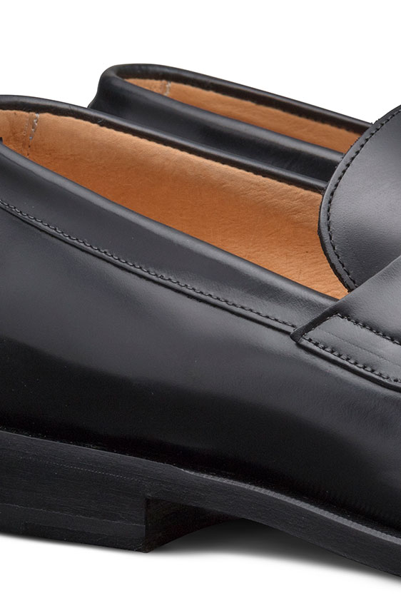 Черные пенни лоферы