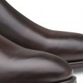 Темно-коричневые ботинки челси из кожи