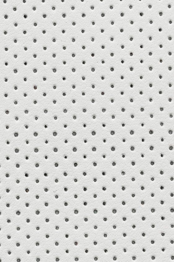 Слипоны белые из перфорированной кожи