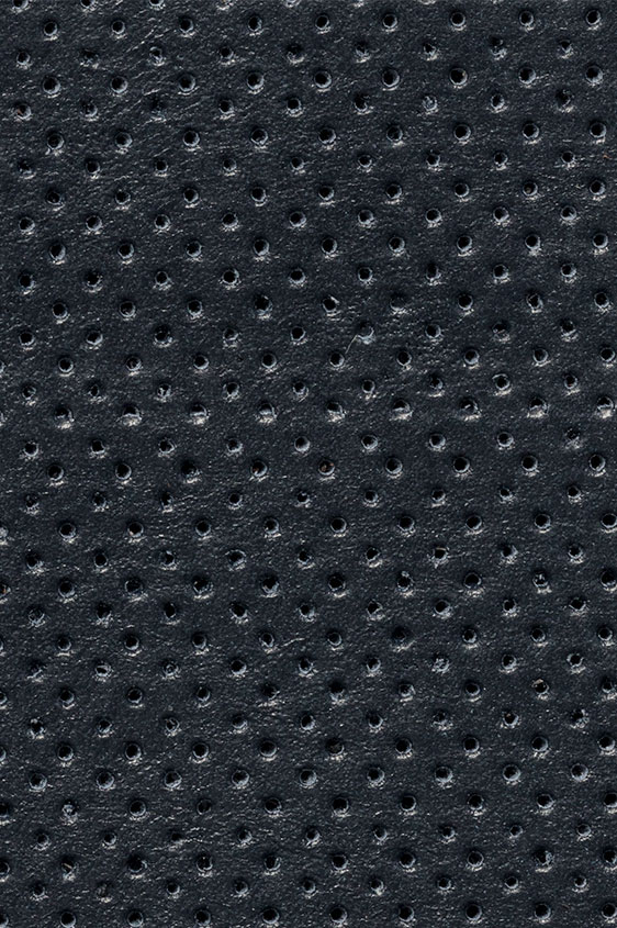 Синие кеды из перфорированной кожи