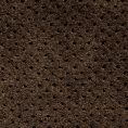 Кеды пенни лоферы темно-коричневые из перфорированной замши