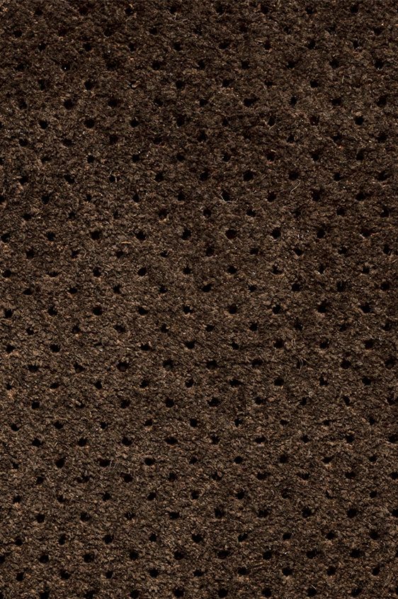 Кеды пенни лоферы темно-коричневые из перфорированной замши