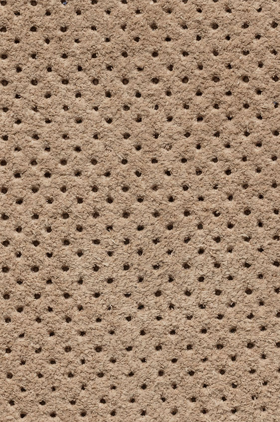 Бежевые кеды из перфорированной замши