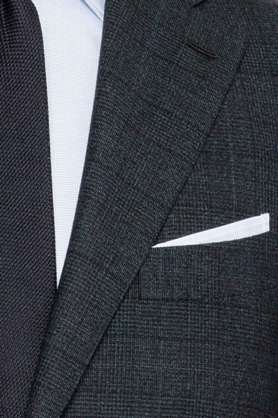 Темно-зеленый костюм в клетку гленчек