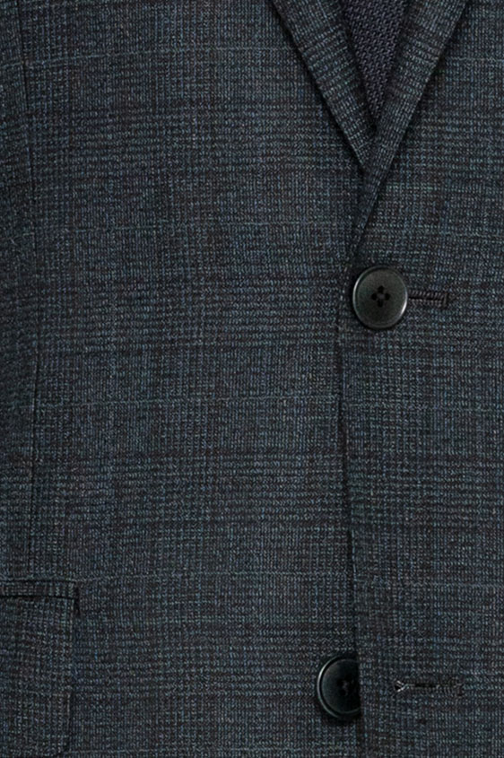 Темно-зеленый костюм в клетку гленчек