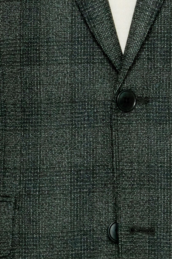  Зеленый костюм в клетку