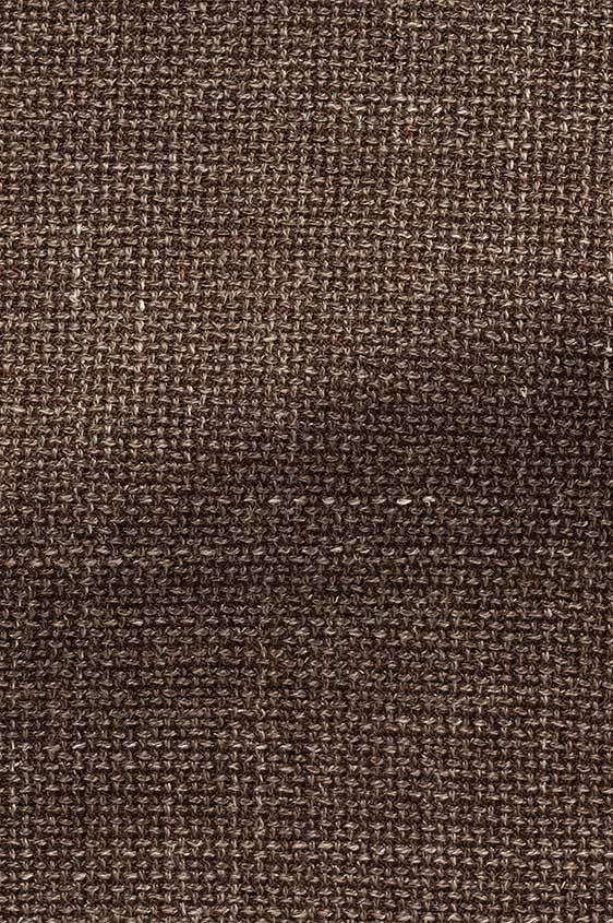 Серо-коричневый пиджак вязаной фактуры