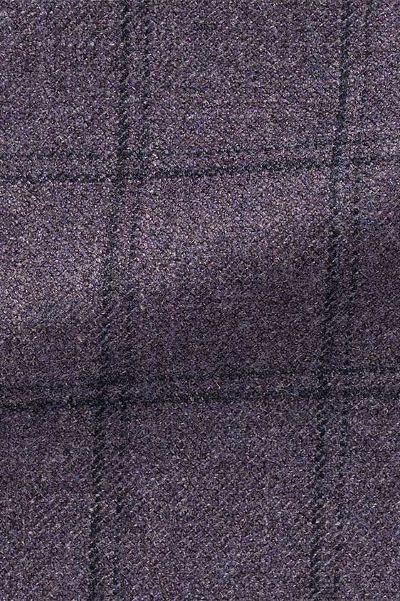 Фиолетовый пиджак в крупную клетку