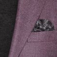 Лиловый пиджак структуры твил