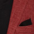 Красный пиджак плетеной фактуры
