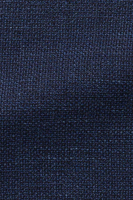 Темно-синий пиджак плетеной фактуры