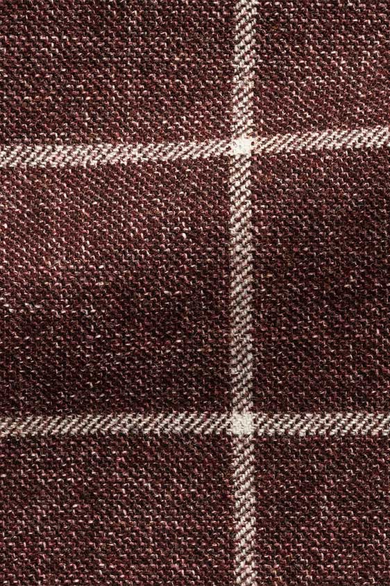 Бордовый пиджак в крупную серую клетку