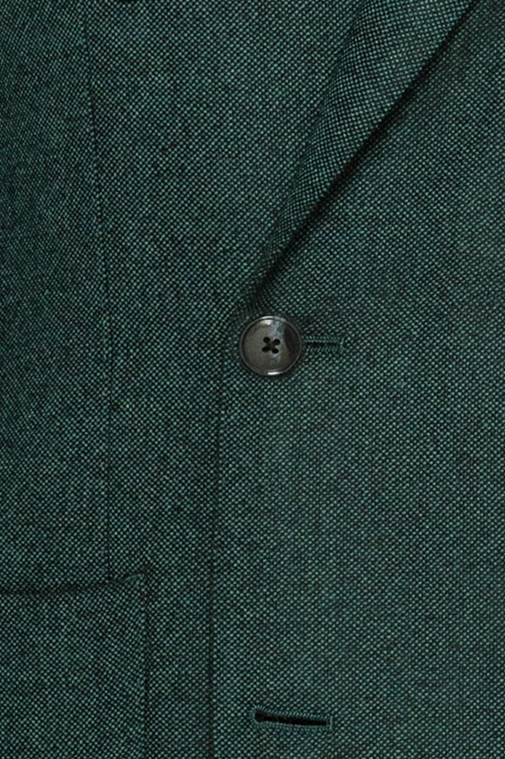 Зеленый двубортный пиджак