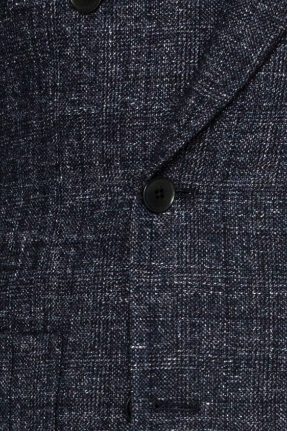Синий пиджак в клетку