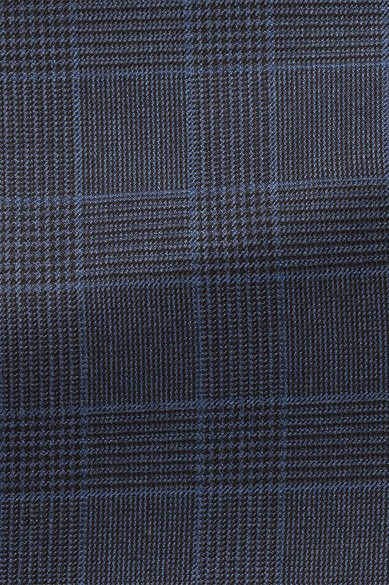 Синий костюм в голубую клетку “гленчек”