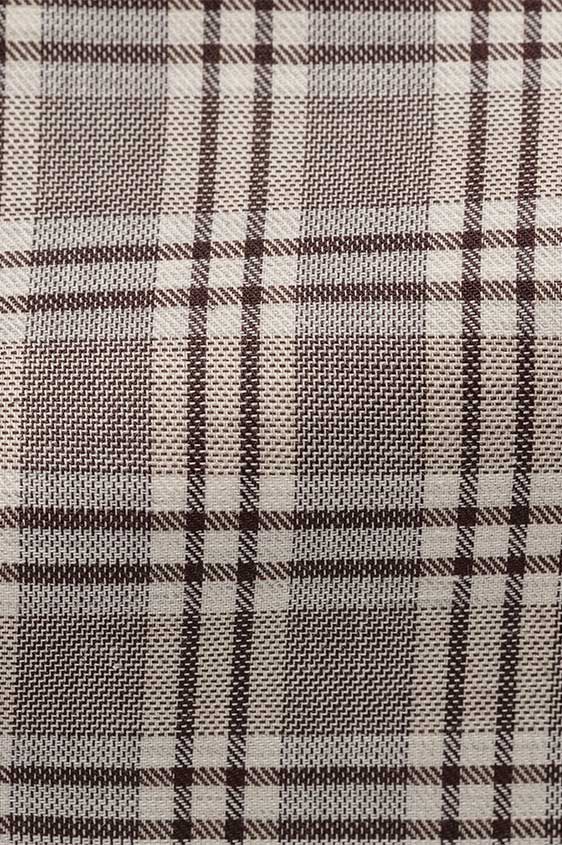 Светло-коричневая сорочка в клетку