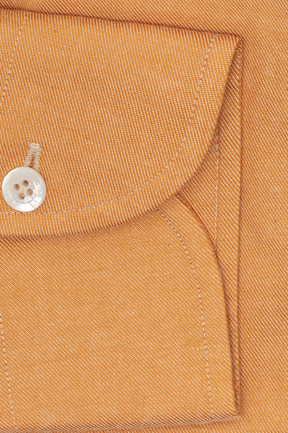 Светло-оранжевая сорочка со стрейчем