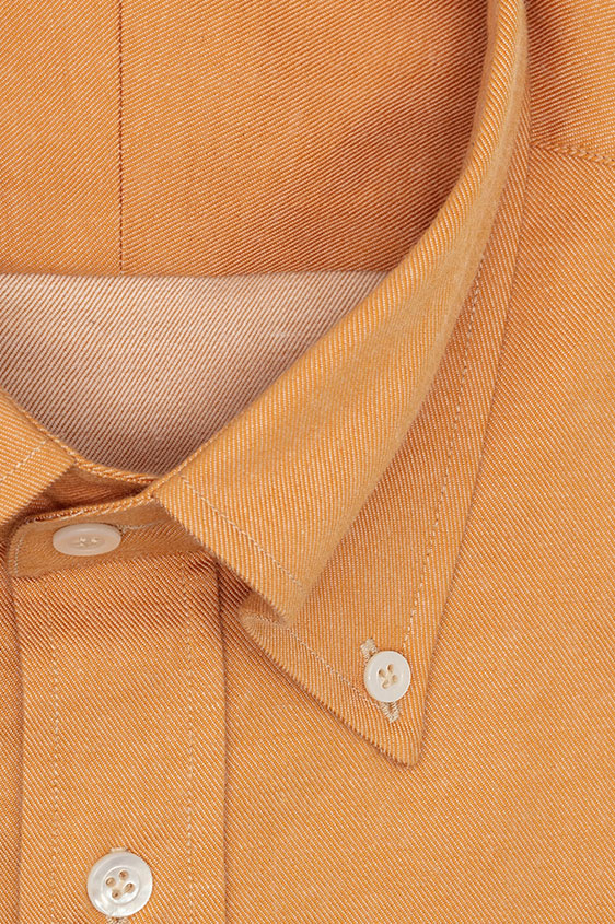 Светло-оранжевая сорочка со стрейчем