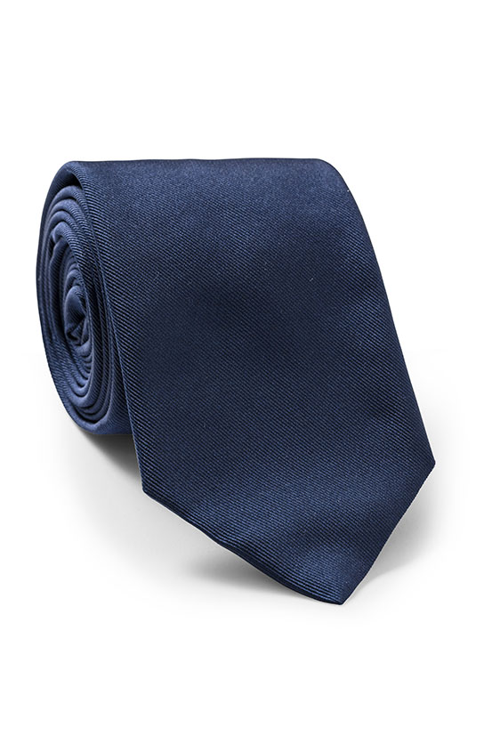 Темно-синий галстук