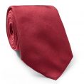 Темно-красный галстук из шёлка