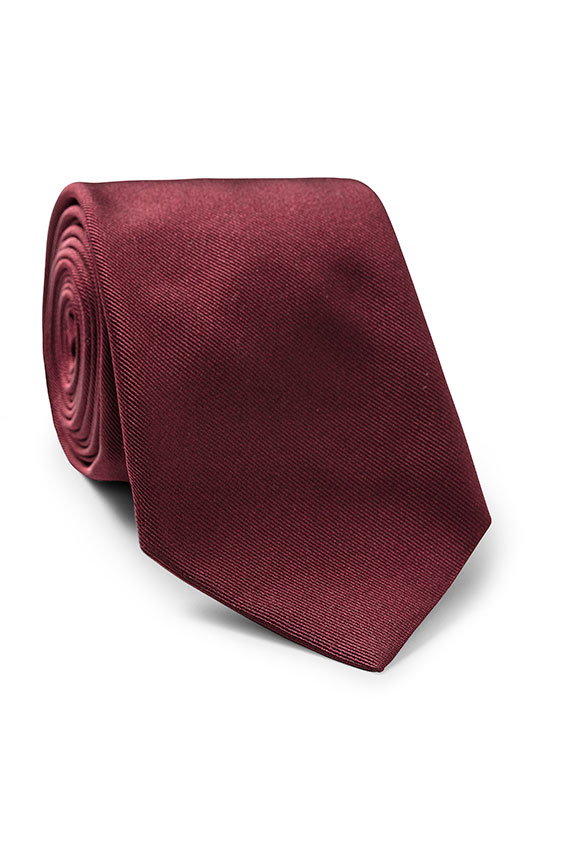 Темно-красный галстук