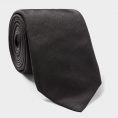 Черный шелковый галстук