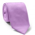 Лиловый галстук из шёлка