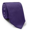Темно-фиолетовый галстук из шёлка