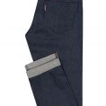 Мужские синие джинсы из сырого денима selvedge