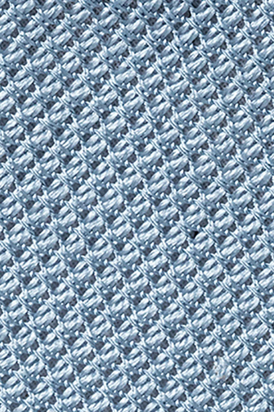 Светло-голубой галстук плетеной фактуры