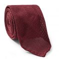 Темно-красный галстук плетеной фактуры