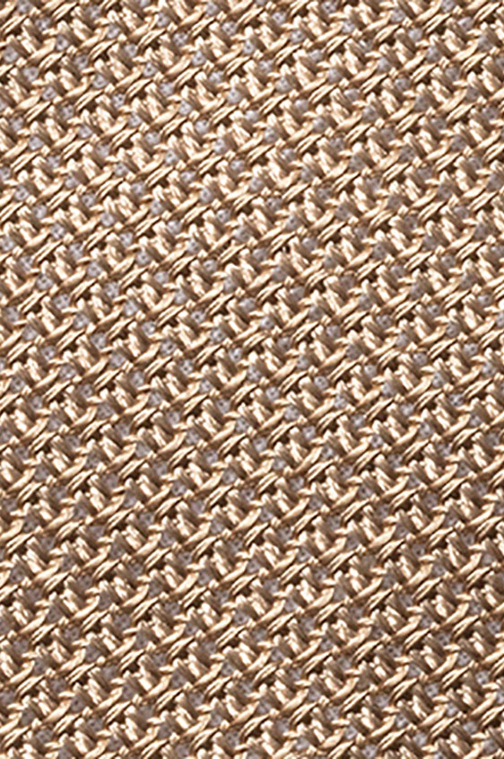 Бежевый галстук плетеной фактуры