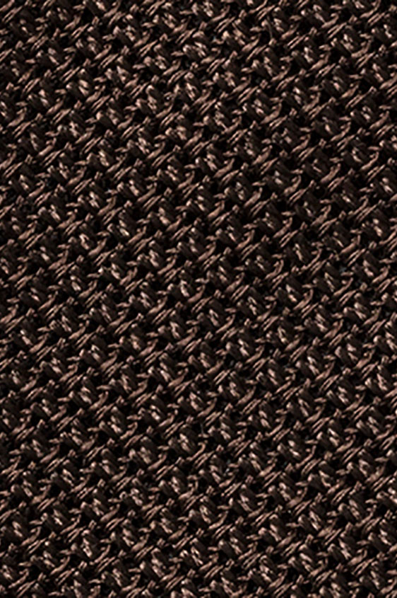 Темно-коричневый галстук плетеной фактуры